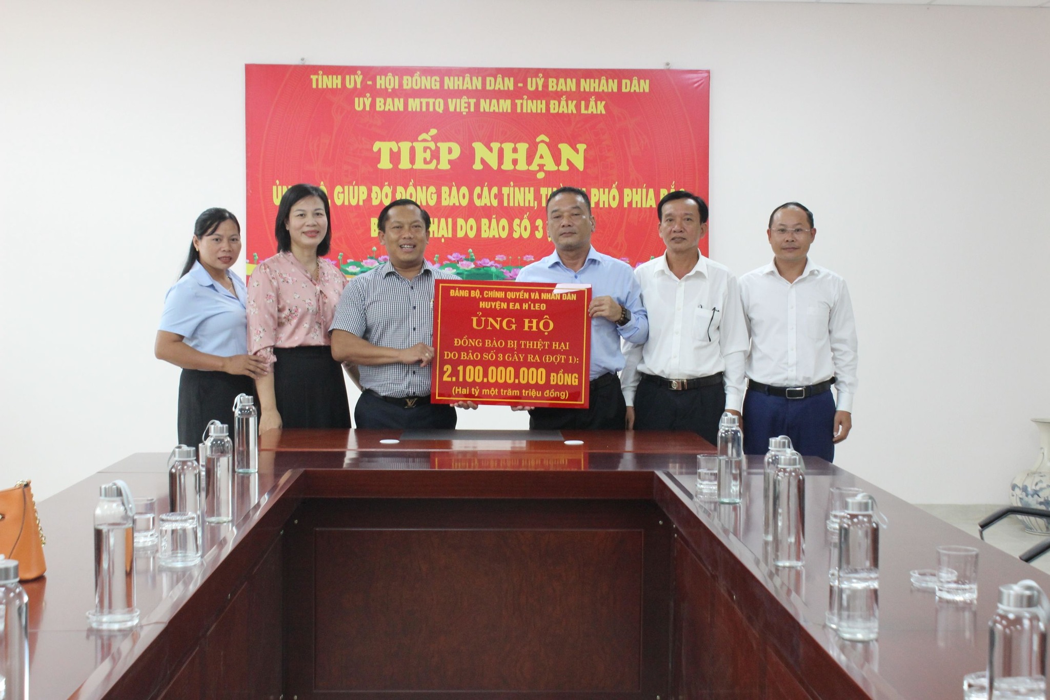 Huyện Ea H’Leo: Ủng hộ 2,1 tỷ đồng khắc phục thiệt hại sau bão, lũ